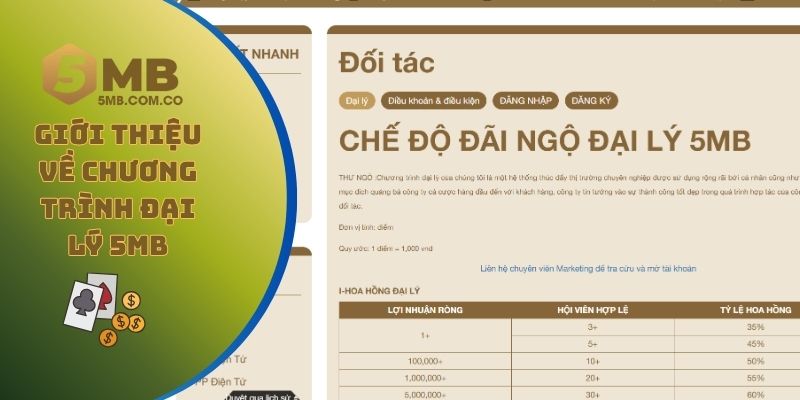 Giới thiệu về chương trình đại lý 5MB