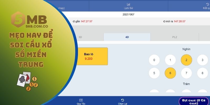 Những mẹo hay để soi cầu xổ số miền Trung dễ thắng