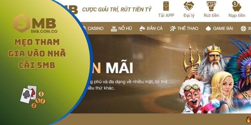 Mẹo tham gia vào nhà cái 5MB hiệu quả hơn