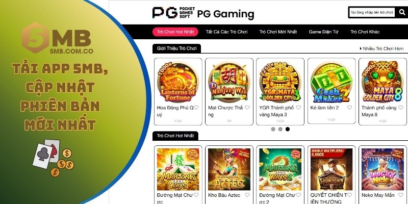 Tải app 5MB, cập nhật phiên bản mới nhất