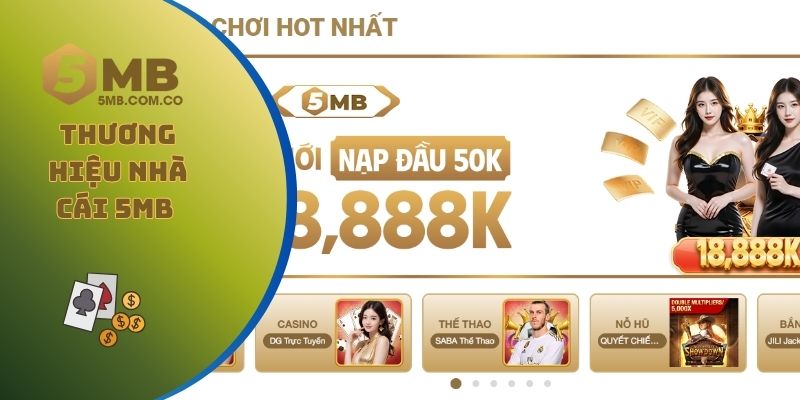 Thương hiệu nhà cái 5MB - Giới thiệu tại thị trường Việt Nam