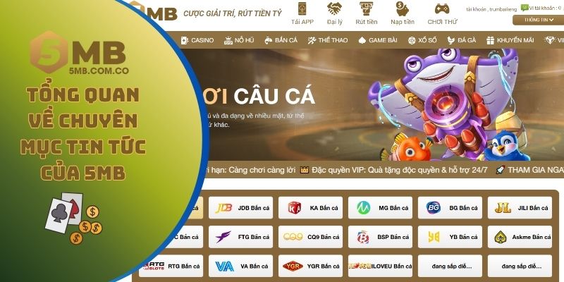 Tổng quan về chuyên mục tin tức của 5MB