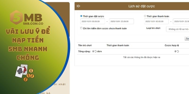 Vài lưu ý để nạp tiền 5MB nhanh chóng, tiện lợi hơn